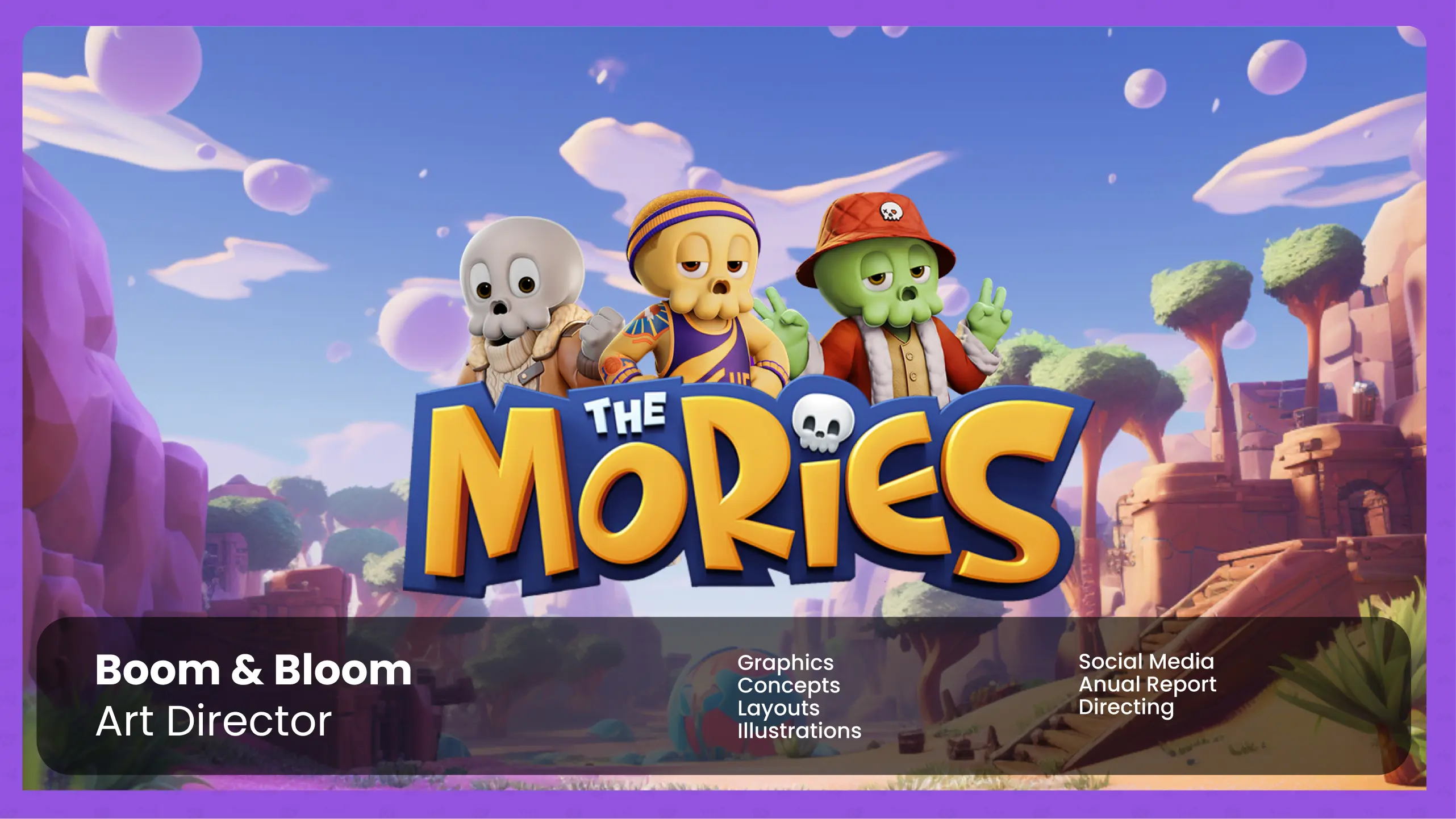 Boom & Bloom — Morries character & brand design, image 1 by David Herbrechter