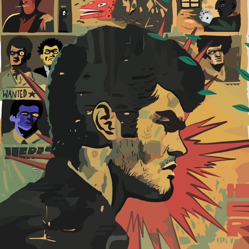 Abstract Herb 101 — daily side-profile character study by David Herbrechter