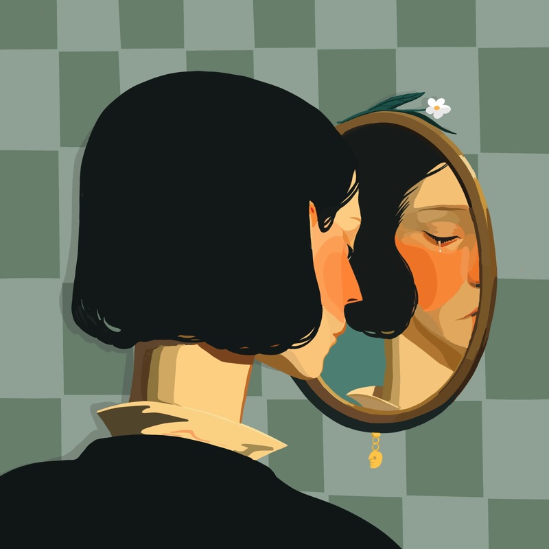 Abstract Herb 111 — daily side-profile character study by David Herbrechter