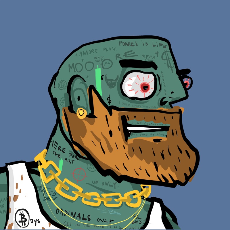 Abstract Herb 120 — daily side-profile character study by David Herbrechter
