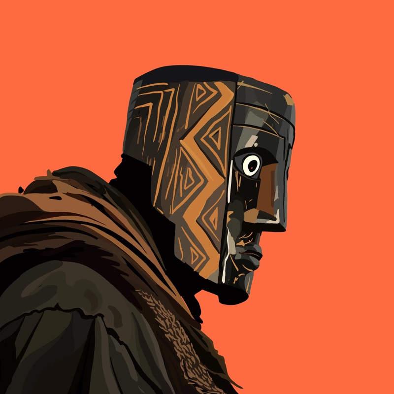 Abstract Herb 123 — daily side-profile character study by David Herbrechter