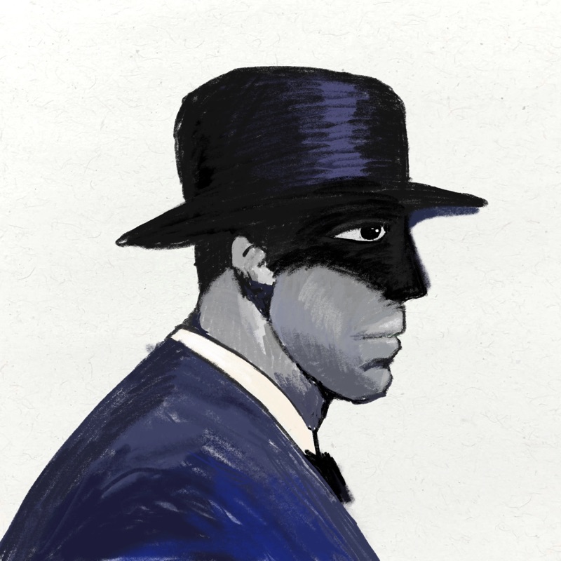 Abstract Herb 17 — daily side-profile character study by David Herbrechter