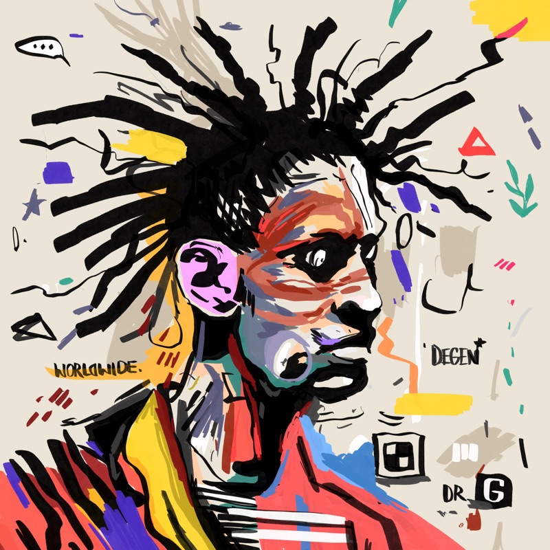 Abstract Herb 43 — daily side-profile character study by David Herbrechter