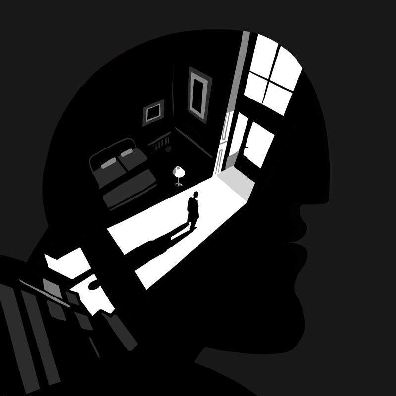 Abstract Herb 62 — daily side-profile character study by David Herbrechter