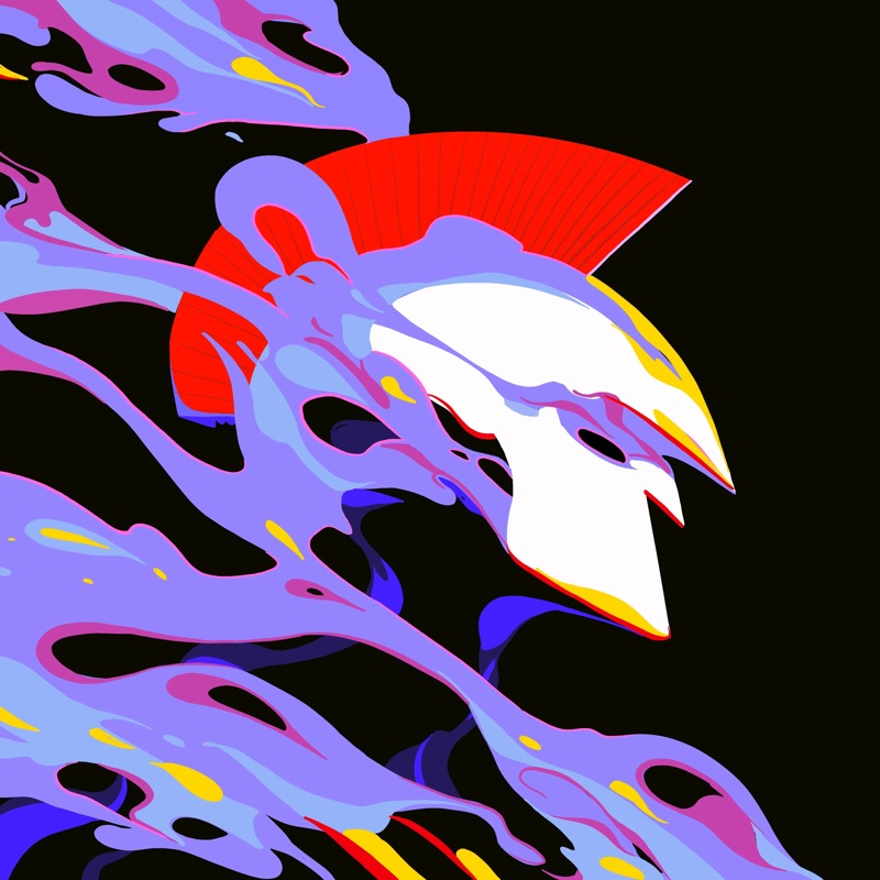 Abstract Herb 78 — daily side-profile character study by David Herbrechter