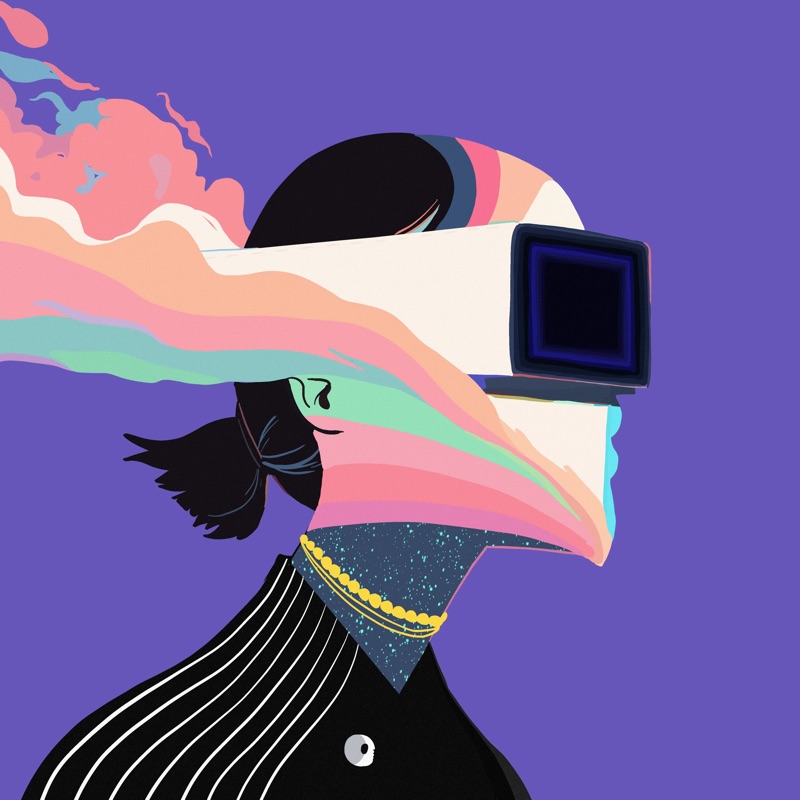 Abstract Herb 88 — daily side-profile character study by David Herbrechter
