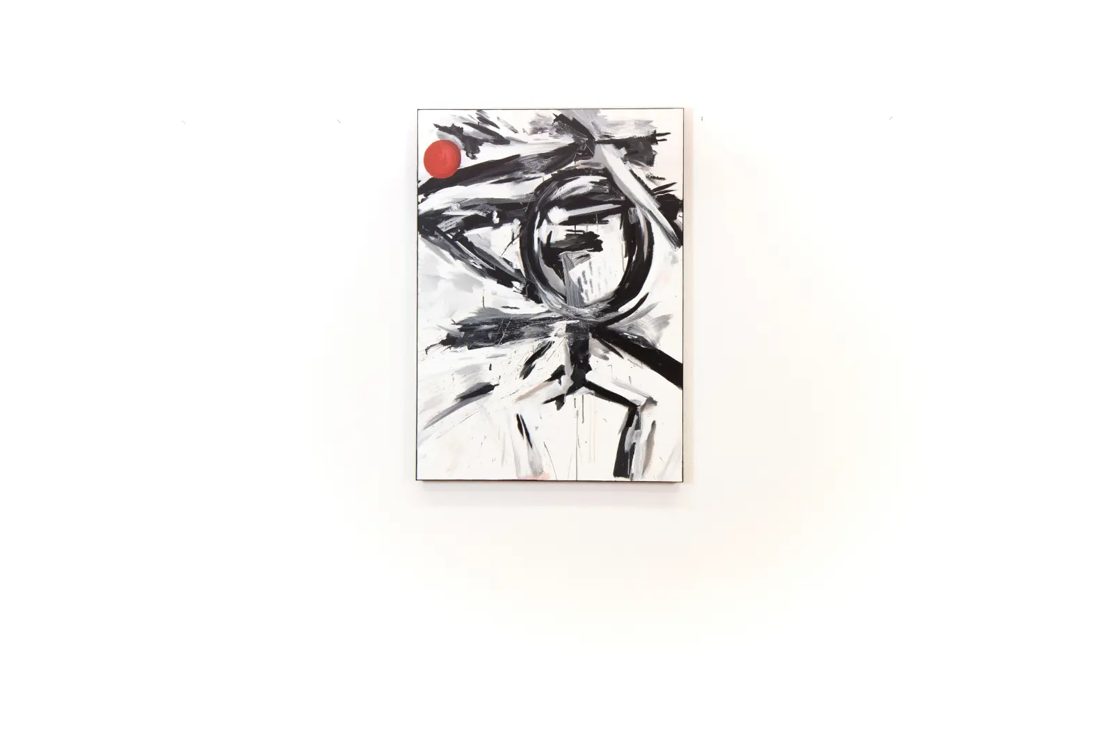 Painting No. 18 by David Herbrechter — acrylic on canvas, figurative city scene